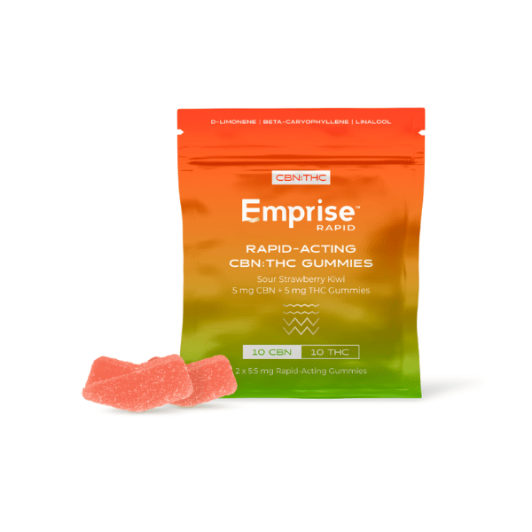 Edibles Solids - MB - Emprise Rapid Sour Strawberry Kiwi 1-1 THC-CBN ...