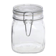 Glass Stash Jar Clamp Style Plain - Roasted and Toasted