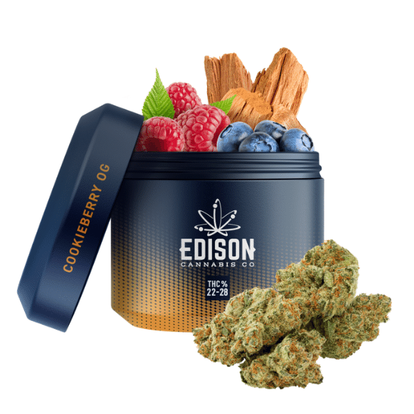 Dried Cannabis - MB - Edison Cookieberry OG Flower - Format: - Edison
