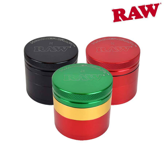 Grinder Raw x Hammercraft Aluminum 4 Piece 2" - Raw