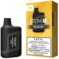 *EXCISED* RTL - STLTH 1K Disposable Vape 1000 Puff Buenos Aires Tobacco - STLTH