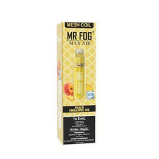 *EXCISED* RTL - Mr Fog Max Air Disposable Vape Peach Pineapple Ice 2500 Puffs - Mr Fog