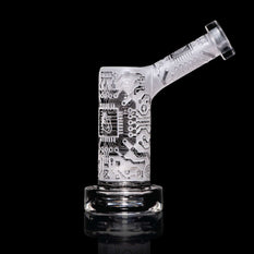 Glass Bong - Milkyway 7" Circuitboard Rig/Bubbler - Milkyway