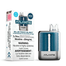 *EXCISED* RTL - Atlantis by NVZN Disposable Vape Rechargeable Blue Razz Blast - NVZN