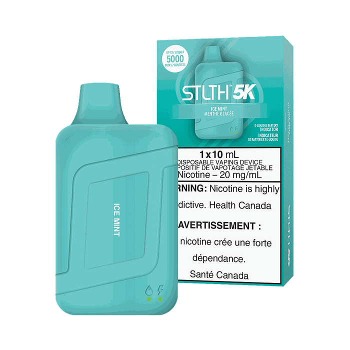 *EXCISED* RTL - STLTH 5K Disposable Vape 5000 Puff Ice Mint - STLTH