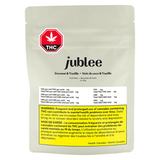 Edibles Solids - SK - Jublee Coconut & Vanilla 1-1-1 THC-CBD-CBG Fruit Bites - Format: