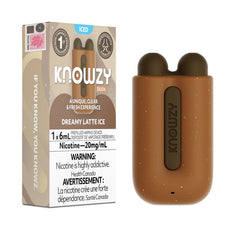 Federal *EXCISED* RTL - Disposable Vape Knowzy Duo6  Dreamy Latte Ice