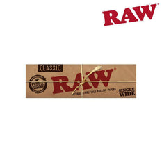 RTL - Rolling Papers RAW Classic Hemp Single Wide Single Window - Raw