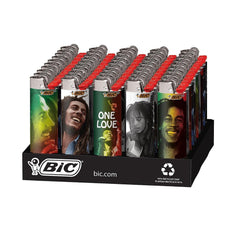 RTL - Disposable Lighters Bic Maxi Bob Marley Lighter - BIC