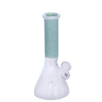 Glass Bong Karma 9" Beaker Green Sandblasted - Karma