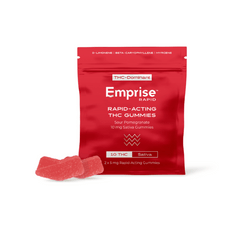 Edibles Solids - MB - Emprise Rapid Sour Pomegranate THC Gummies - Format: - Emprise Rapid