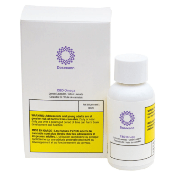 Extracts Ingested - MB - Dosecann Omega CBD 740 Lemon Lavenndar Oil  - Format: - Dosecann