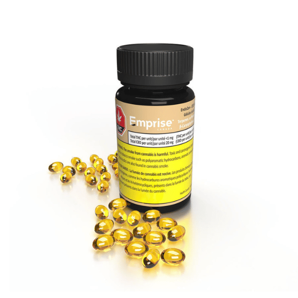 Extracts Ingested - SK - Emprise Canada EndoZen CBD Oil Gelcaps - Format: - Emprise Canada