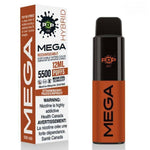 *D/C - EXCISED* RTL - Disposable Vape Pop Hybrid Mega Mesh 5500 Puff Strawberry Passionfruit 2.0% - Pop Vapor