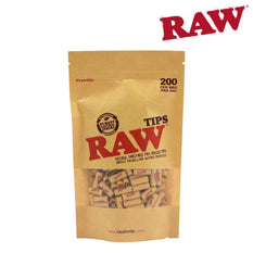 Filter Tips Raw Pre Rolled Unbleached Pack of 200 - Raw