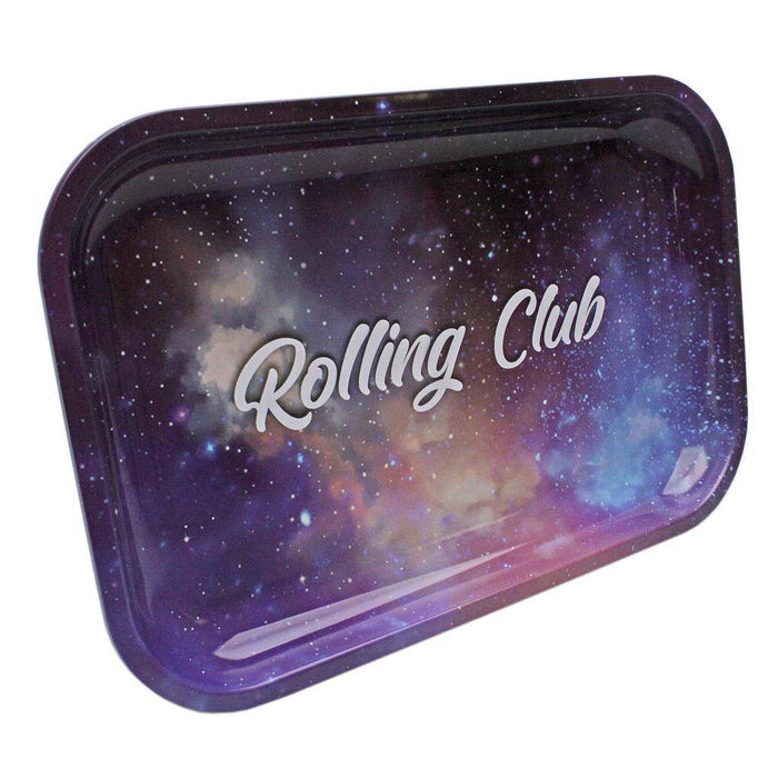 Rolling Club Metal Rolling Tray - Medium - Galaxy - Rolling Club