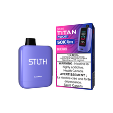 Federal *EXCISED* RTL - Disposable Vape STLTH Titan Max 50K Blue Razz