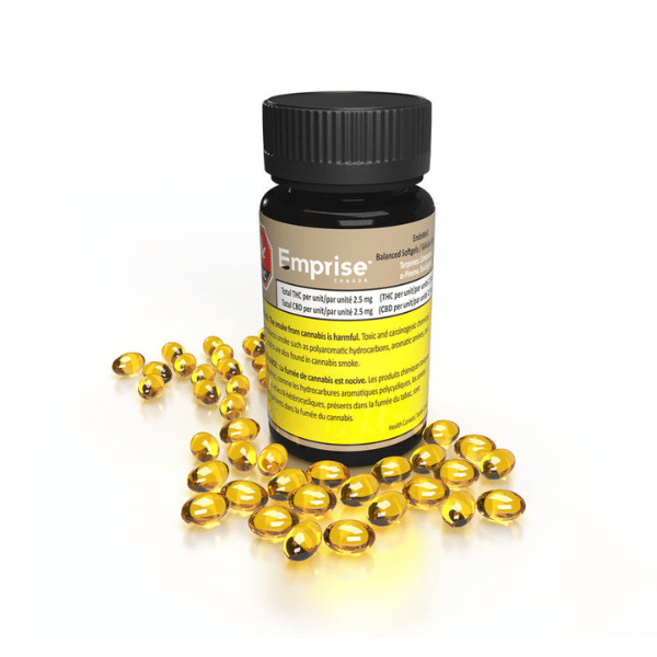 Extracts Ingested - SK - Emprise Canada EndoWell Balanced 1-1 THC-CBD Oil Gelcaps - Format: - Emprise Canada