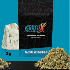 Extracts Inhaled - MB - Shred X Funk Master Kief Infused Milled Flower - Format: - Shred X