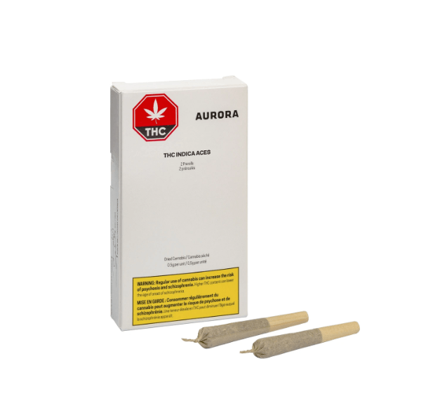 Dried Cannabis - MB - Aurora THC Indica Aces Pre-Roll - Grams: - Aurora