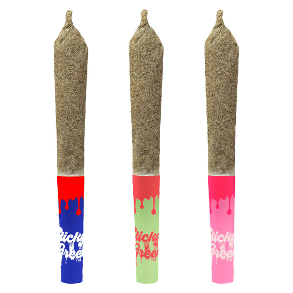 Extracts Inhaled - MB - Sticky Greens Tasty Trio V2 Kief Infused Pre-Roll - Format: