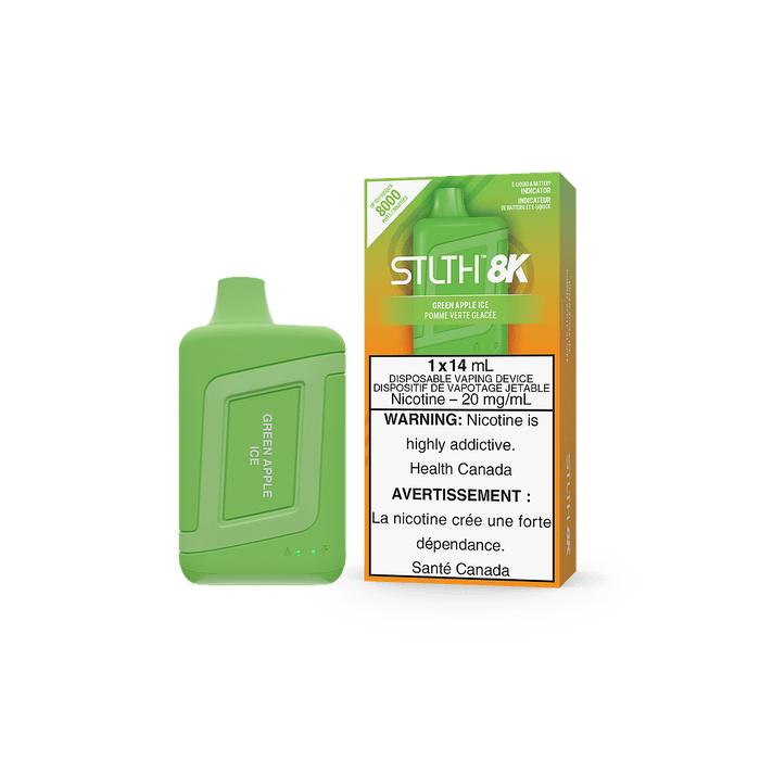 *EXCISED* RTL - STLTH 8K Disposable Vape 8000 Puff Green Apple Ice - STLTH