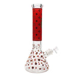 Glass Bong - 14" 7mm Beaker Stars - Infyniti