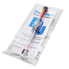 DabWare Long 6.5" Silver Dabber with Silicone Tips - Dabware