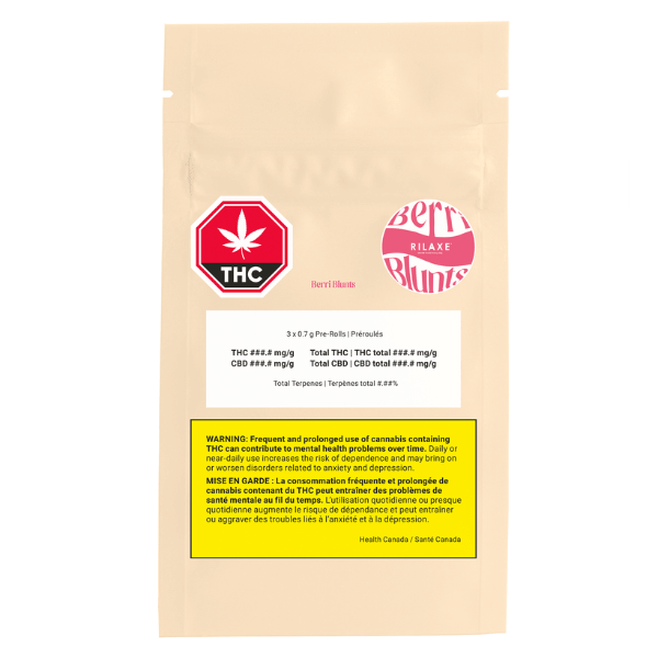 Dried Cannabis - MB - Rilaxe Berri Blunts Pre-Roll - Format: - Rilaxe