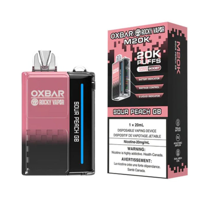 *EXCISED* RTL - Disposable Vape Oxbar M20K Sour Peach GB