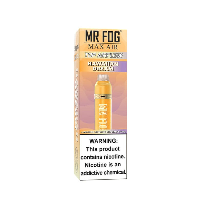 *EXCISED* RTL - Mr Fog Max Air Disposable Vape Hawaiian Dream 2500 Puffs - Mr Fog