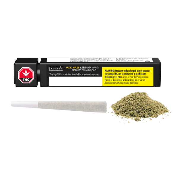 Extracts Inhaled - MB - 7ACRES Papaya Bubble Hash Infused Pre-Roll - Format: - 7Acres