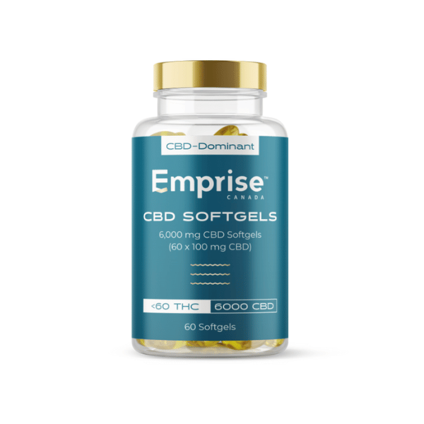 Extracts Ingested - MB - Emprise Canada 100mg CBD Gelcaps - Format: - Emprise Canada