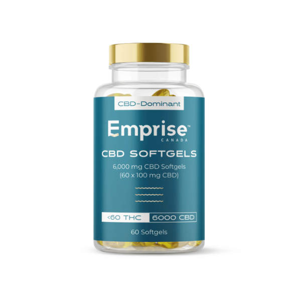 Extracts Ingested - SK - Emprise Canada 100mg CBD Gelcaps - Format: - Emprise Canada