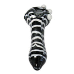 Glass Pipe Genuine Pipe Co 4" Domino - Genuine Pipe Co.