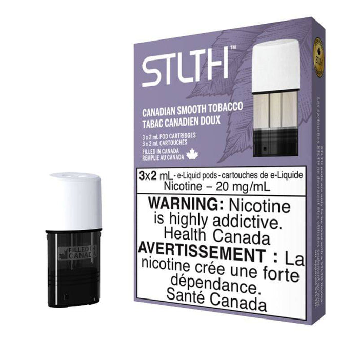 *EXCISED* STLTH Pod 3-Pack - Canadian Smooth Tobacco - STLTH