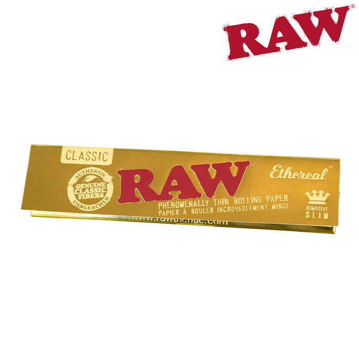 RTL - Rolling Papers Raw Ethereal King Size Slim Pack of 32