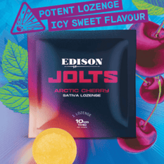 Extracts Ingested - SK - Edison Jolts Arctic Cherry THC Lozenges - Format: