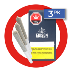 Extracts Inhaled - MB - Edison Cherry Limelight Bubble Hash Infused Pre-Roll - Format: - Edison