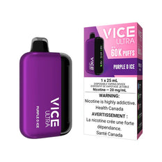 Federal *EXCISED* RTL - Disposable Vape Vice Ultra 60K Purple D Ice