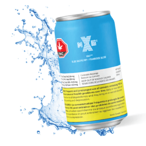 Edibles Non-Solids - SK - XMG Blue Raspberry Sparkling THC Beverage - Format: - XMG
