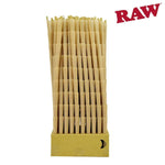 Raw Classic Natural Unrefined Pre-Rolled 1 1/4 Cones - Bulk Box/900 - Raw