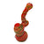 Glass Bubbler Genuine Pipe Co Reversal Stand Up Bubbler Rasta - Genuine Pipe Co.
