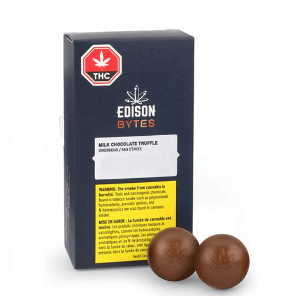 Edibles Solids - MB - Edison Byte Gingerbread THC Milk Chocolate - Format: - Edison
