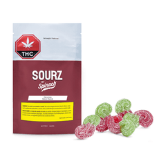 Edibles Solids - MB - Sourz by Spinach Cherry Lime THC Gummies - Format: - Sourz by Spinach