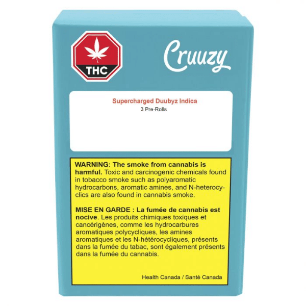 Extracts Inhaled - MB - Cruuzy Superchardged Duubyz Indica Infused Pre-Roll - Format: - Cruuzy