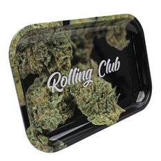 Rolling Club Metal Rolling Tray - Medium - Nugs - Rolling Club