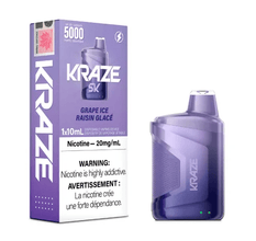 *EXCISED* RTL - Kraze 5000 Disposable Vape 5000 Puff Grape Iced - Kraze