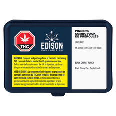 Dried Cannabis - SK - Edison Pinners Black Cherry Punch + Limelight Combo Pack Pre-Roll - Format: - Edison