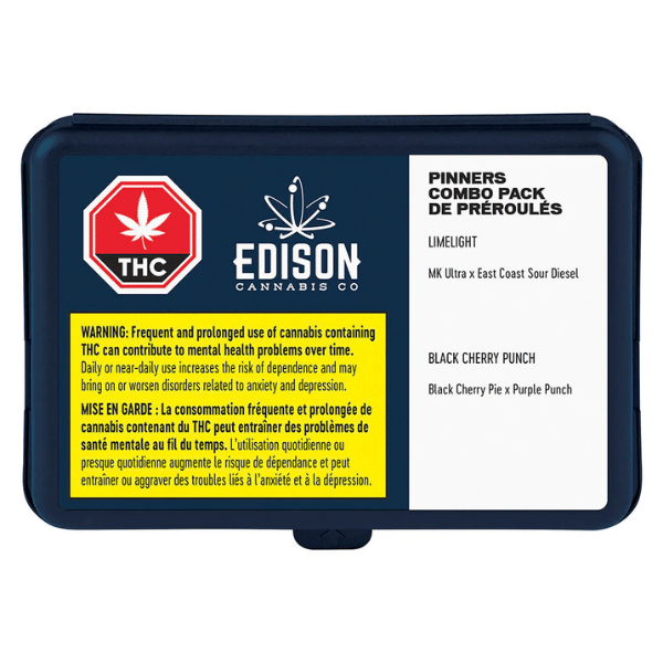 Dried Cannabis - SK - Edison Pinners Black Cherry Punch + Limelight Combo Pack Pre-Roll - Format: - Edison
